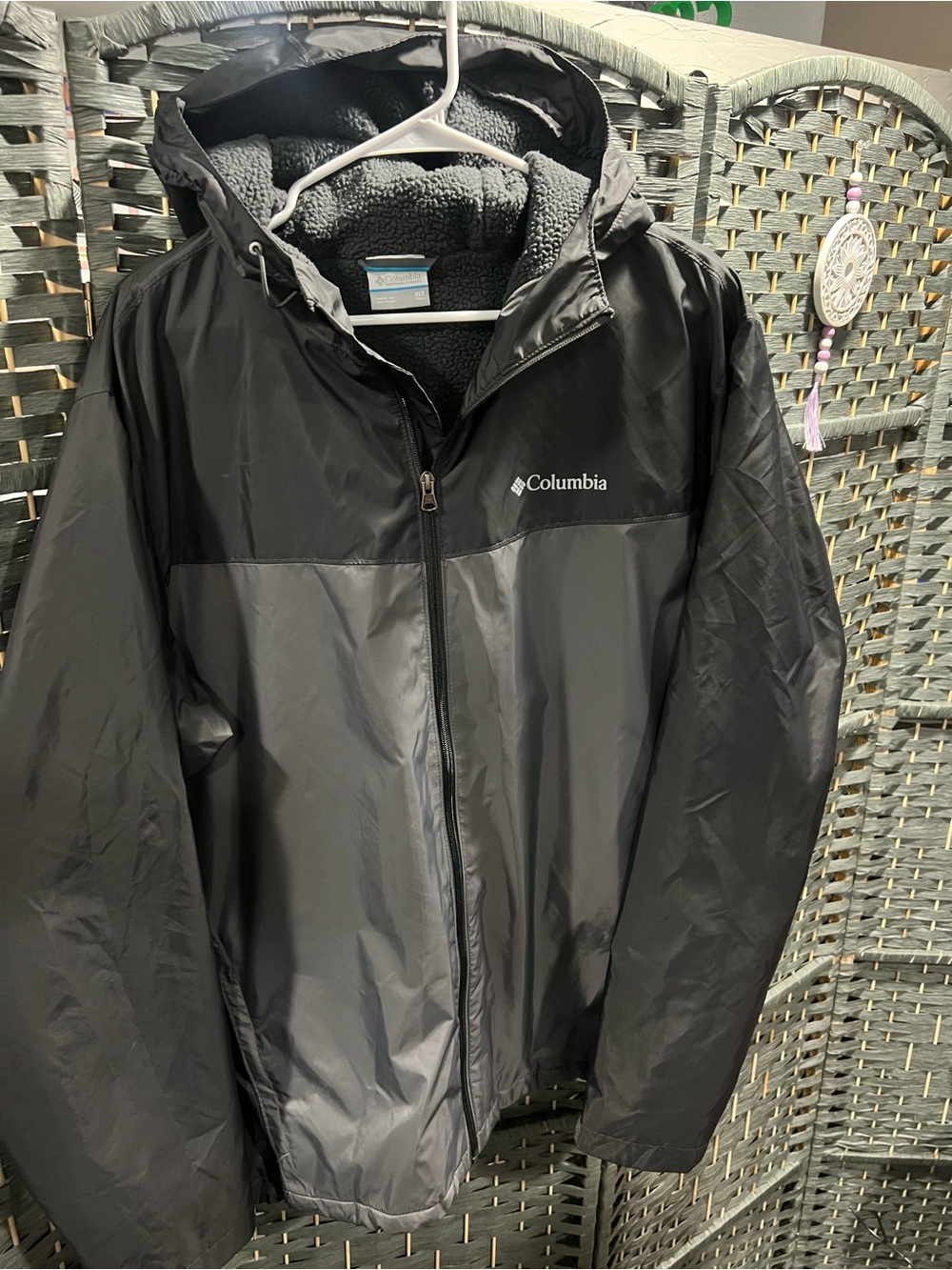 New Men’s Columbia Glennaker Sherpa Lined Jacket size XL
